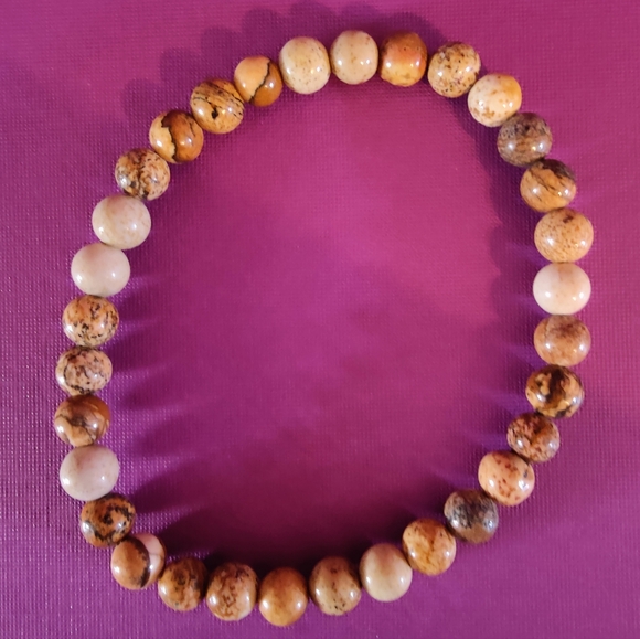 Handmade Amazonite 3 stackable bracelets - Picture 4 of 5